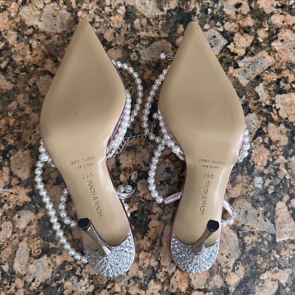 MACH & MACH
Diamond of Elizabeth Ankle Strap Pumps PVC 110 - Picture 8 of 10